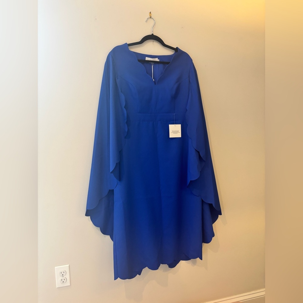 Elegant Blue Women's Dress